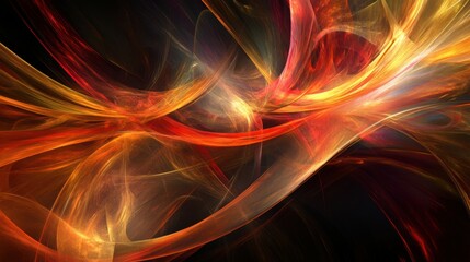 Obraz premium An abstract representation of light streaks, conveying motion and energy.