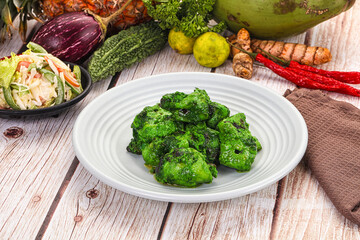 Indian green chicken mint tikka