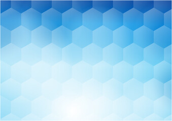 青いグラデーションの背景イラスト