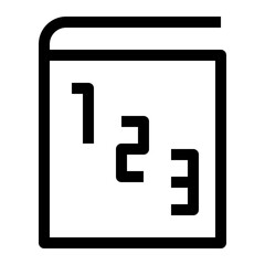 shopping and ecommerce thin icon