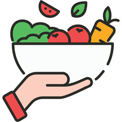 Fresh Meal Delivery Sticker