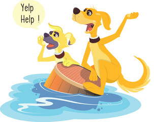 Doggy overboard! Send a rescue!