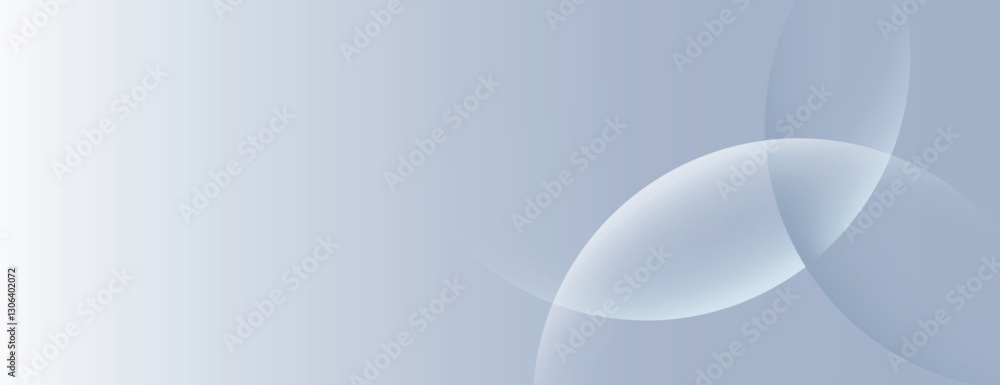 Poster soft blue background with gradient blue tones and translucent overlapping circles. the background is