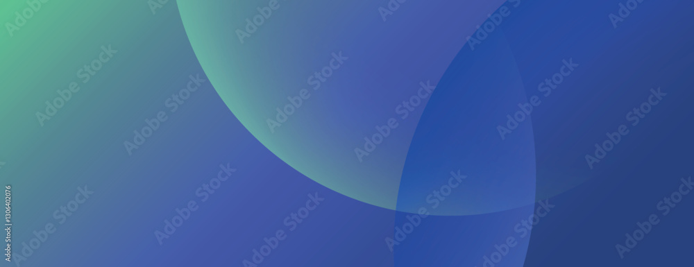 Poster abstract background with blue and green hues. the background features smooth gradients and overlappi