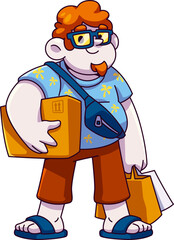 Man with Shopping Bags