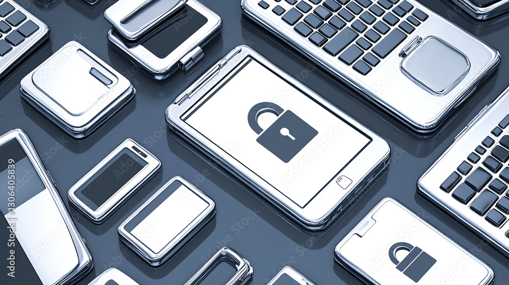 Poster securing digital devices a comprehensive overview of mobile and computer security measures technolog
