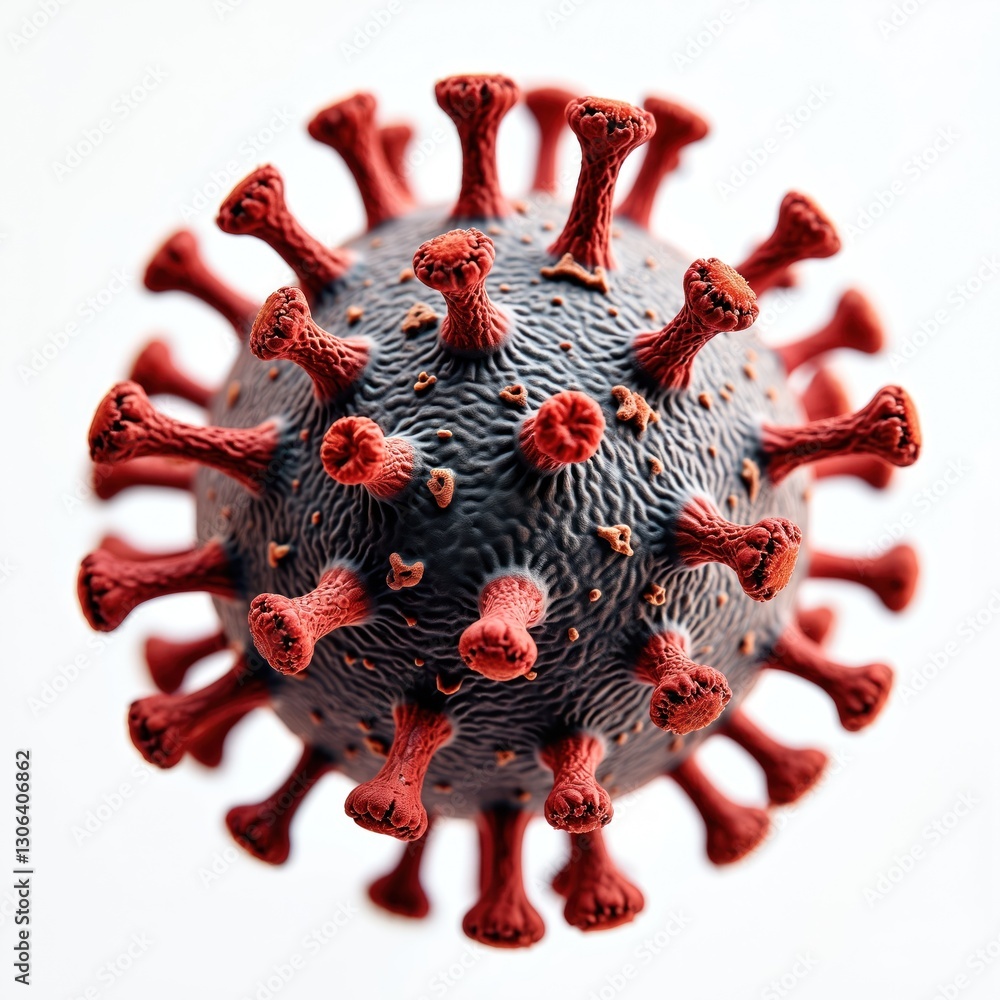 Poster isolated rotavirus bacterium on transparent backdrop. microbiology study of microorganisms, infectio