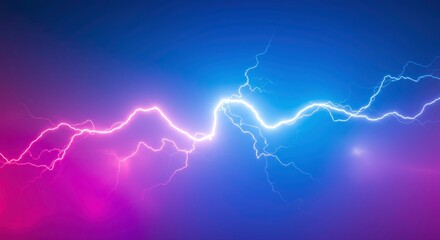Electric Symphony: A vibrant display of nature's raw power, with electric energy and striking bolts of lightning electrifying the sky.