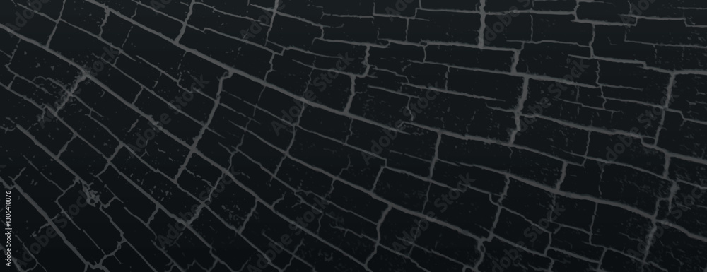 Aufkleber dark black background with cracked texture. the background features a black color scheme, creating a