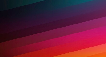 Obraz premium Color Gradient Abstract Background: A striking abstract background, with bands of color gradients blending seamlessly to create a visually dynamic design. The artwork uses different hues of colors.