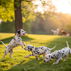 jack russell terrier playing with ball