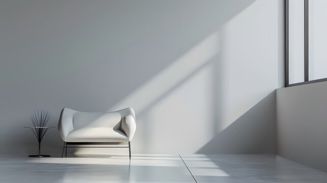 Clean and minimalist grey gradient background, providing a sophisticated and adaptable backdrop for a wide range of creative presentations