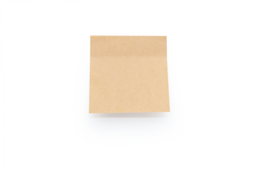 brown sticky note paper