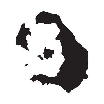 santorini island map