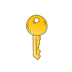golden key vector