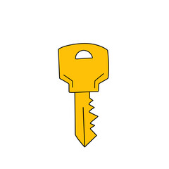 golden key vector