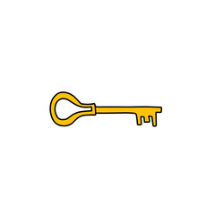 golden key vector