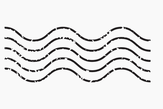 Abstract wavy lines pattern design, element vector