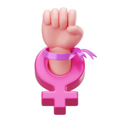 Women's International Day 3D Illustration