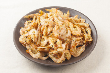 Dried shrimp. Mainly used in stir-fry dishes or to make soup.
