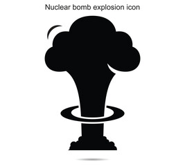 Nuclear bomb explosion icon