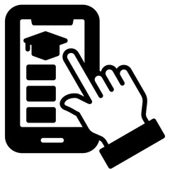 Mobile Learning Icon