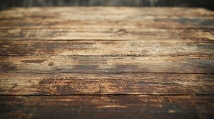 Rustic wooden table surface with natural texture and weathered appearance