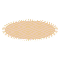 Cartoon Wool Carpet Vector