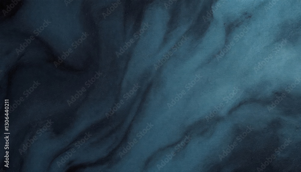 Aufkleber dark blue abstract marble texture with flowing patterns and rich depth