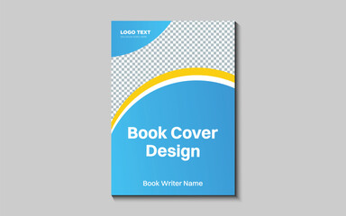 Creative and modern style book cover design template