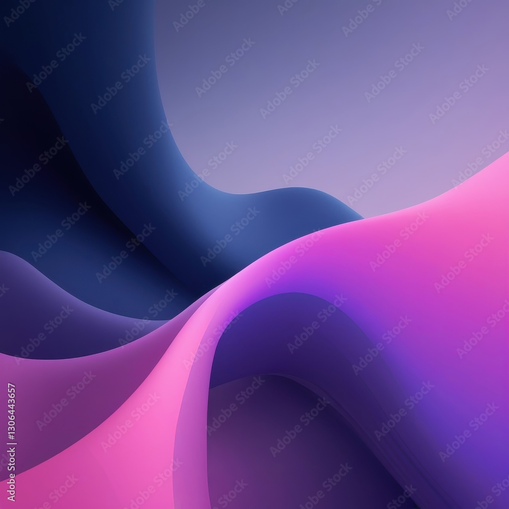 Poster abstract gradient background with dynamic wave shapes and vibrant colors, ideal for modern design pr