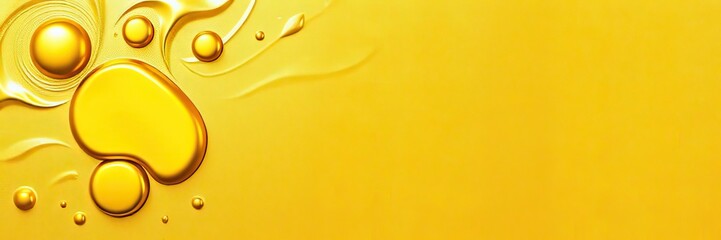 Golden Liquid Abstract Background Luxury Texture Fluid Design