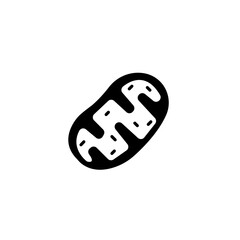 Mitochondria glyph icon