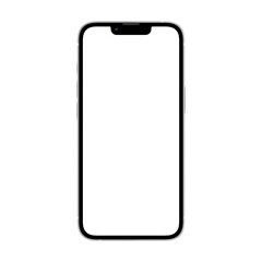 Blank Mobile Front frame 3D render for mockup