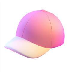 Fototapeta premium A 3D icon render of a cap isolated on a white background