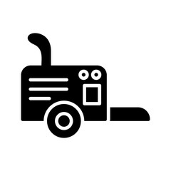 Portable air compressor Vector Icon