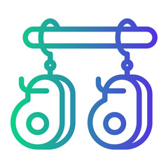 hanging Line Gradient Icon
