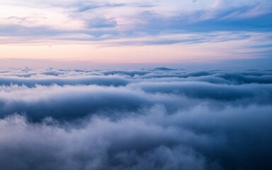 Obraz premium Above the Clouds at Sunrise