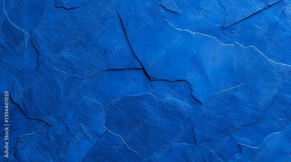 Poster blue slate texture with cracks and natural patterns for background