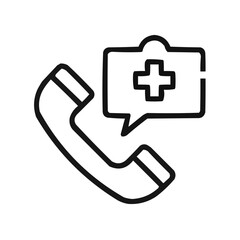 Obraz premium first aid kit icon