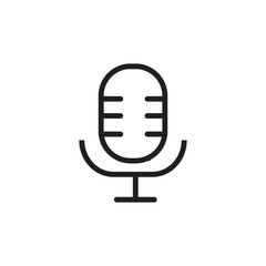 Microphone icon,vector illustration. vector microphone icon illustration isolated on White background.eps