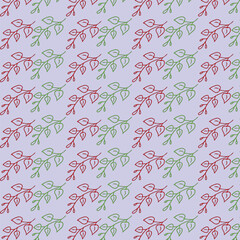 seamless pattern with leaf