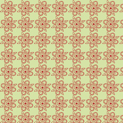 seamless pattern with flowers