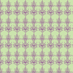 seamless pattern with flowers