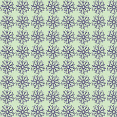 seamless pattern with flowers
