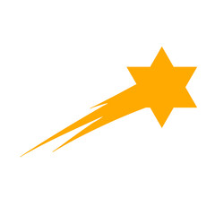Obraz premium Falling Star icons space element 