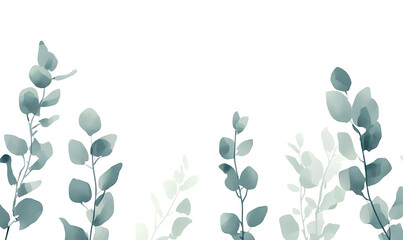 flowers and leaves in pictures illustrator2D