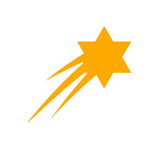 Obraz premium Falling Star icons space element 