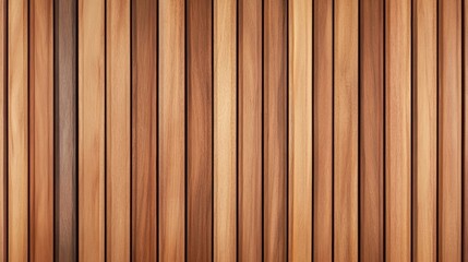 Wooden Vertical Stripes Background in Warm Natural Tones for Textures and Design Elements in Various Creative Projects.Vertical slats on wooden wall natural wood paneling texture 