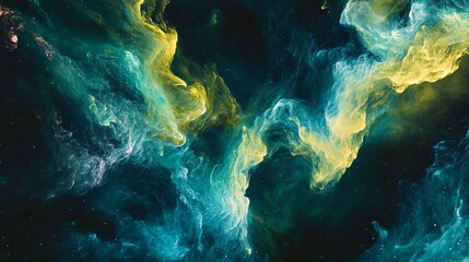 Abstract neon-colored lines dancing in space, energetic and fluid, ultra-detailed, 4k